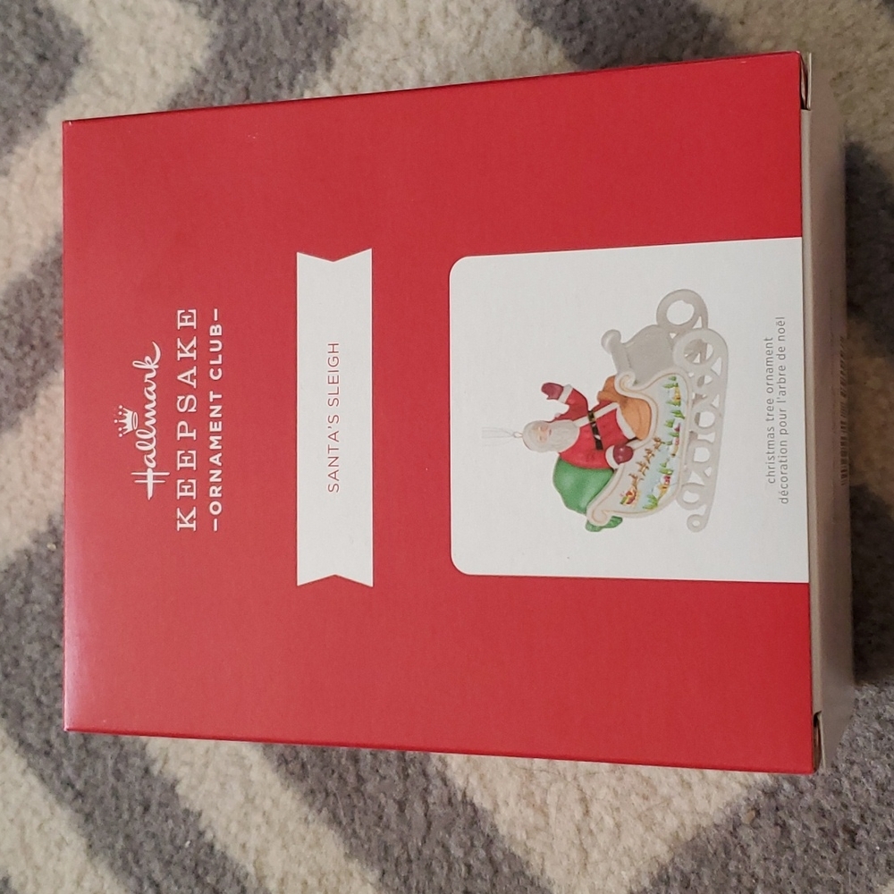 Hallmark Keepsake Santa's sleigh